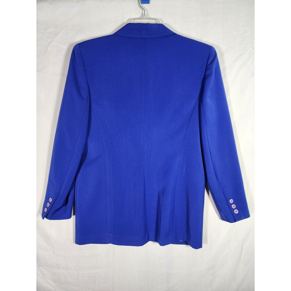 Votre Nom 4 Blue Single Breasted Blazer Minimalist Career Jacket Capsule Career - Picture 3 of 4